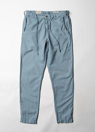 Myths men's italy designer cotton linen blend trousers [jmh016733]