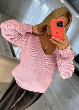 Ефектний светр джемпер до 58 розміру код 217