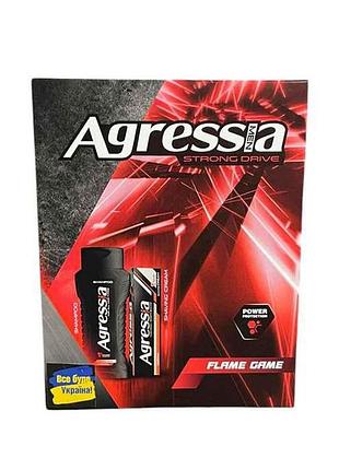 Мужов.набор npa no92 normal- (крем д/бр.шампунь) тм agressia