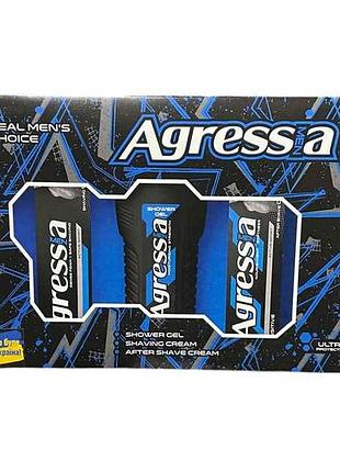 Чолов. набір sensitive npa-23 (крем дголкрем пгол.гель ддушу) тм agressia