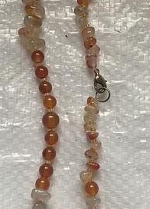 Намисто з натурального напівдорогоцінного каміння