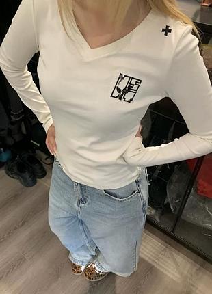 Топ білий з хрестами nstnew start street wear retro style