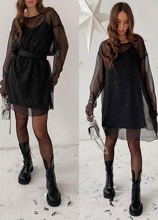 Стильна сукня 2в1 🖤