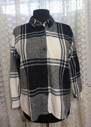 Женская рубашка, рубашка байковая, теплый размер s