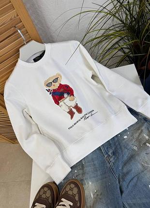 Светр білий polo ralph lauren в наявності