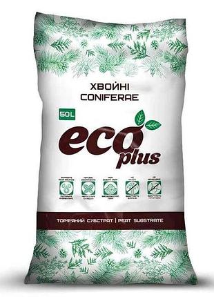 Субстрат торфянный для хвойных 50л тм eco plus