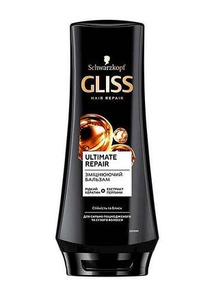 Бальзам 200мл (экстремальное восстановление) тм gliss kur