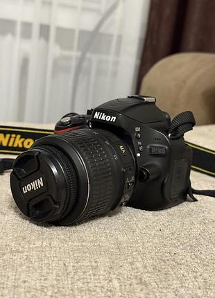 Фотоапарат nikon d5100 +обʼєктив nikkor 18-55 mm повний комплеут
