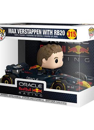 Ігрова фігурка funko pop! rides серії формула-1 — макс ферстапен з rb20
