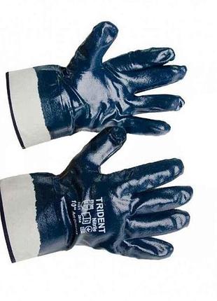 Перчатки робочі 6217 (трикот. основа з повним нітр. покрит.) 10р. тм viva trade