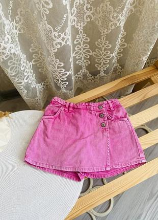 Джинсові шорти спідниця на 5-6 років