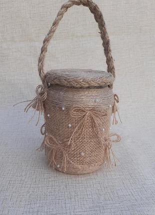 Банка на воду, на водохреща, декор банки на воду, для освячення води йорданської