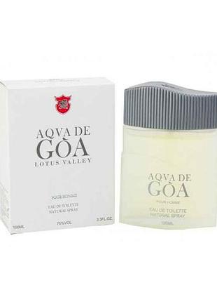 Туалетна вода чоловіча aqva de goa 100мл тм lotus valley