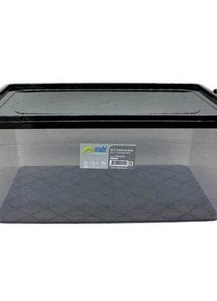 Контейнер 20л пл. з кришкою чорний тм asude plastik