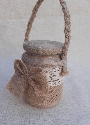 Банка на воду, на водохреща, декор банки на воду, для освячення води, на йордан,