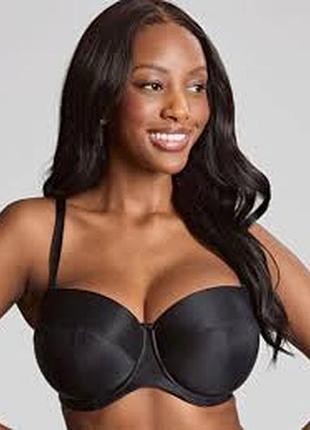 Бюстгальтер бюст бюстьек лифчик чашка 85 е 38 e 80 f черный panache новый
