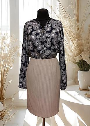 Брендовая вискозная блузка большого размера