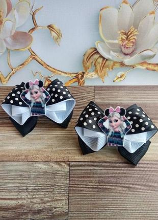 Школьные бантики с эльзой