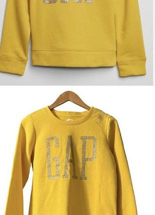 Дитячий світшот з logo gap на дівчинку