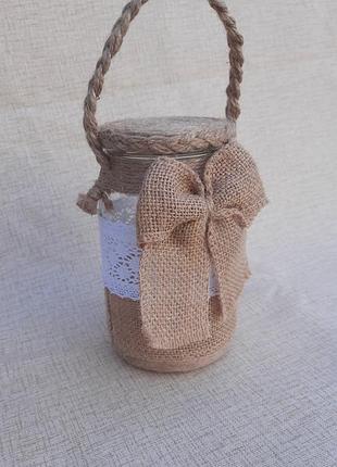 Банка на воду, на водохреща, декор банки на воду, для освячення води, для йорданської води