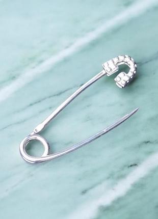 Булавка серебро 925 брошка серебряная 50178