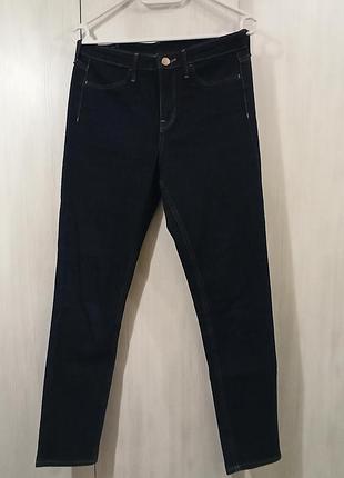 Джинсы h&amp;m skinny regular, размер 26, темно-синего цвета