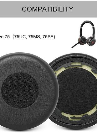 Оригинальные амбушюры jabra evolve 75 evolve 20 hsc016 evolve 30 evolve 65 evolve 40 ms stereo