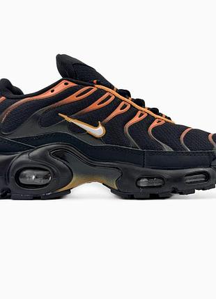 Nike air max tn plus black orange найк эир макс тн плюс блэк оранж акция