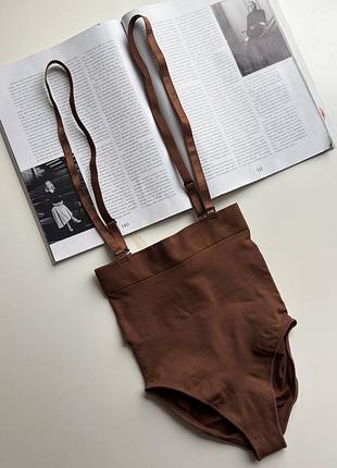 985 жіночі коректуючі трусики утяжка зі зйомними підтяжками