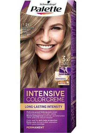 Крем-фарба стійка icc 7-21 попелястий середньо-русявий тм palette