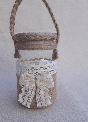 Банка на воду, на водохреща, декор банки на воду, для освячення води, на йордан банка