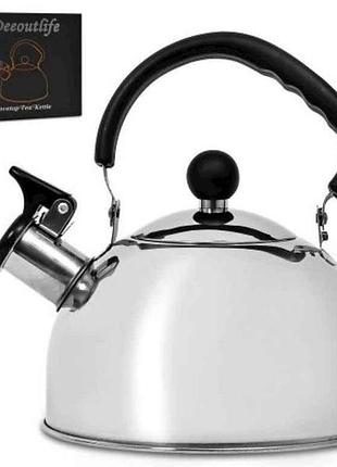 Чайник 2л ss капсульне дно de-521 тм stenson
