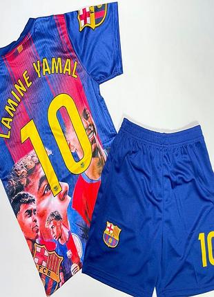 Детская подростковая футбольная форма lamin yamal fc barcelona