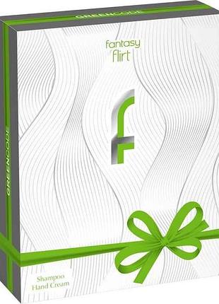 Набір подарунковий для жiнок green (шампунькрем д/рук) тм fantasy flirt