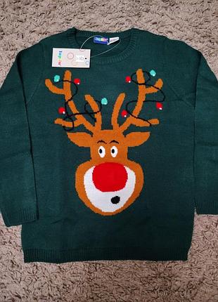 Новий новорічний светр lupilu 110/116р.