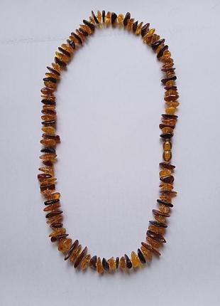 Намисто з натурального прибалтійського бурштину