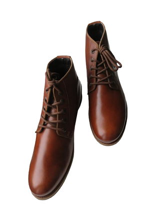 Чоловічі шкіряні черевики firetrap розмір 46. пишнота. коричневі. оригінал.