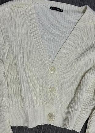 Кардиган білий