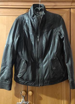 Куртка кожаная шоколад