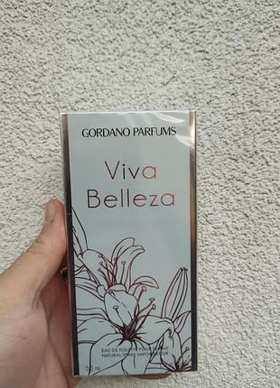 Женская туалетная вода gordano parfums viva belleza 50 мл – нежный фруктово-цветочный аромат