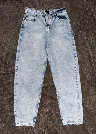 Джинси жіночі мом демісезонні w25 m блакитні