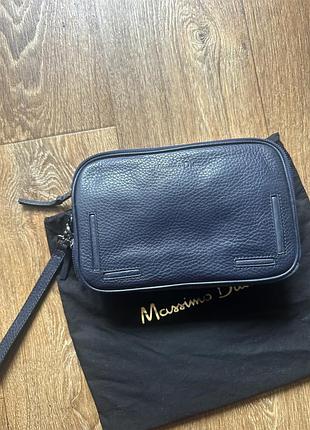 Борсетка (сумка) мужская massimo dutti кожаная
