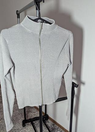 Зіпка кофта на замок м сіра  варьонка