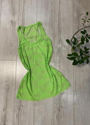 Ажурная майка/блуза/ночнушка 💚подойдёт как «база»