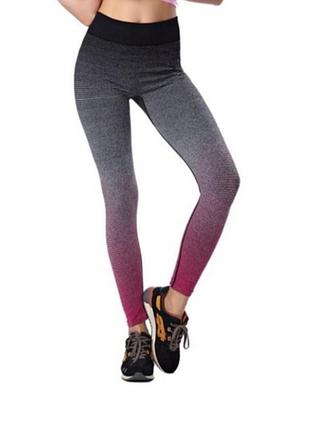 Женские бесшовные леггинсы с высокой посадкой