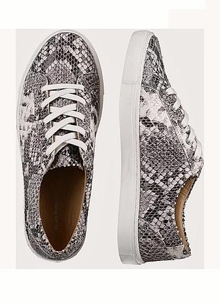 Натуральні кросівки з шкіри змії