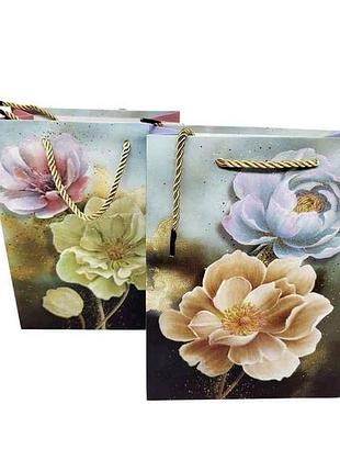 Пакет подарунковий квіти s 23*18*10см q6010-s тм prc