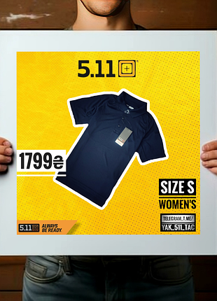 Поло тактичне жіноче tactical 5.11 s