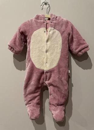 Плюшевий теплий чоловічок зайчик