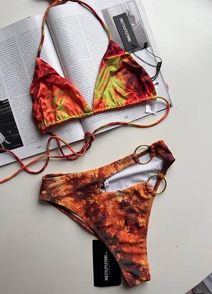 2506 яскравий жіночий роздільний збірний купальник